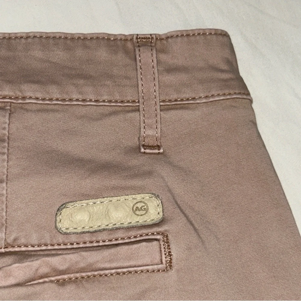 Men’s AG Adriano Goldschmied Wanderer Slim Trouser Shorts 36R Dusty Rose Brown - Picture 10 of 15